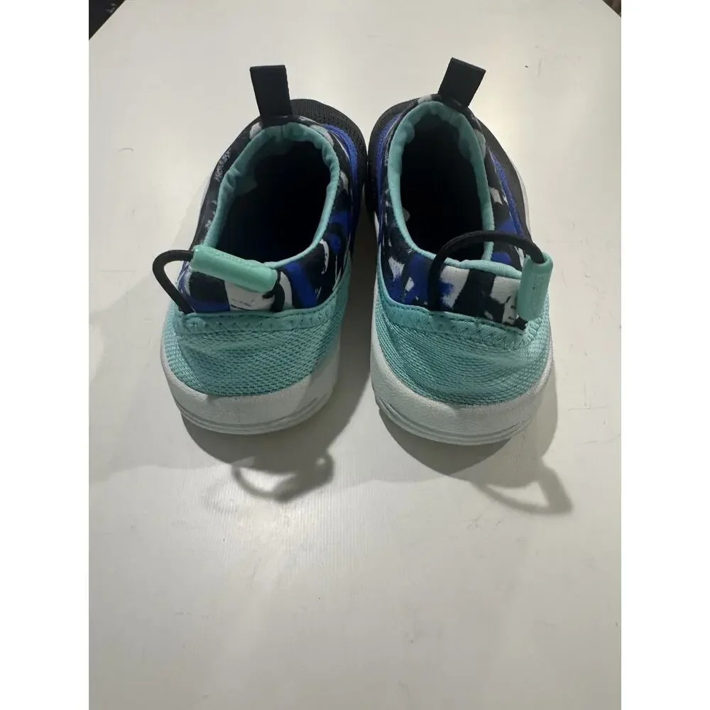 Speedo Surfwalker Water Shoes Kids Size 13 1 Black Blue Aqua Slip On